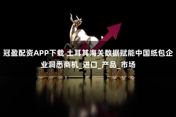 冠盈配资APP下载 土耳其海关数据赋能中国纸包企业洞悉商机_进口_产品_市场